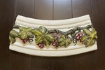 Grapevine, cast concrete, painted in multiple colors