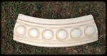 Pearls, cast concrete, painted in two colors