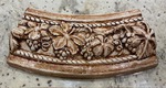 Grapevine, cast concrete, painted two colors