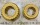 Sprinkler ring pearls 24 design large and small, cast concrete, painted gold